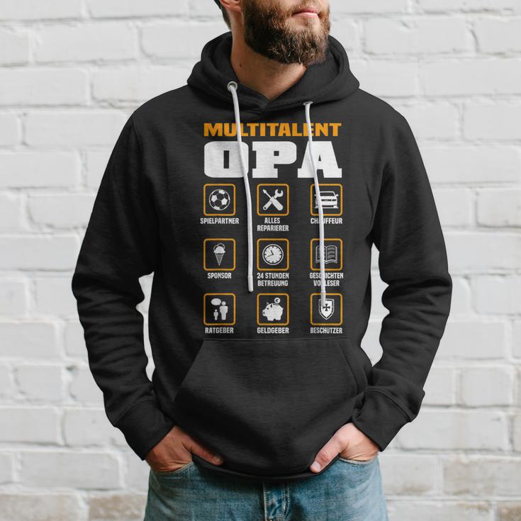 Multitalent Opa Hoodie mit lustigen Icons, Hoodie für Großväter Geschenke für Ihn