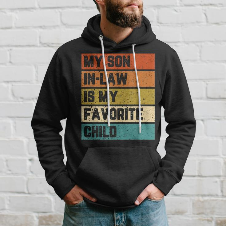 My Son In Law Is My Favorite Child Son In Law Vintage Hoodie Gifts for Him