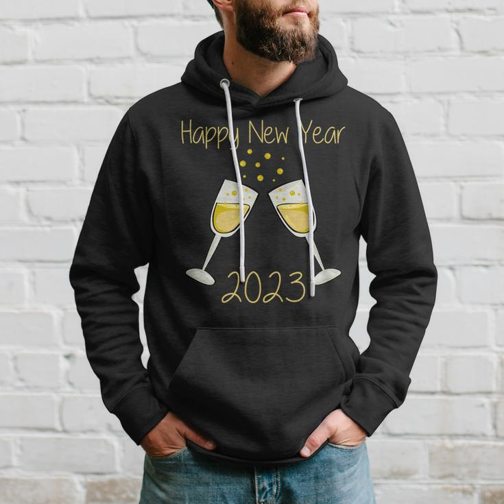 New Years Eve With Champagne Toast Happy New Year 2023 Men Hoodie Graphic Print Hooded Sweatshirt Gifts for Him
