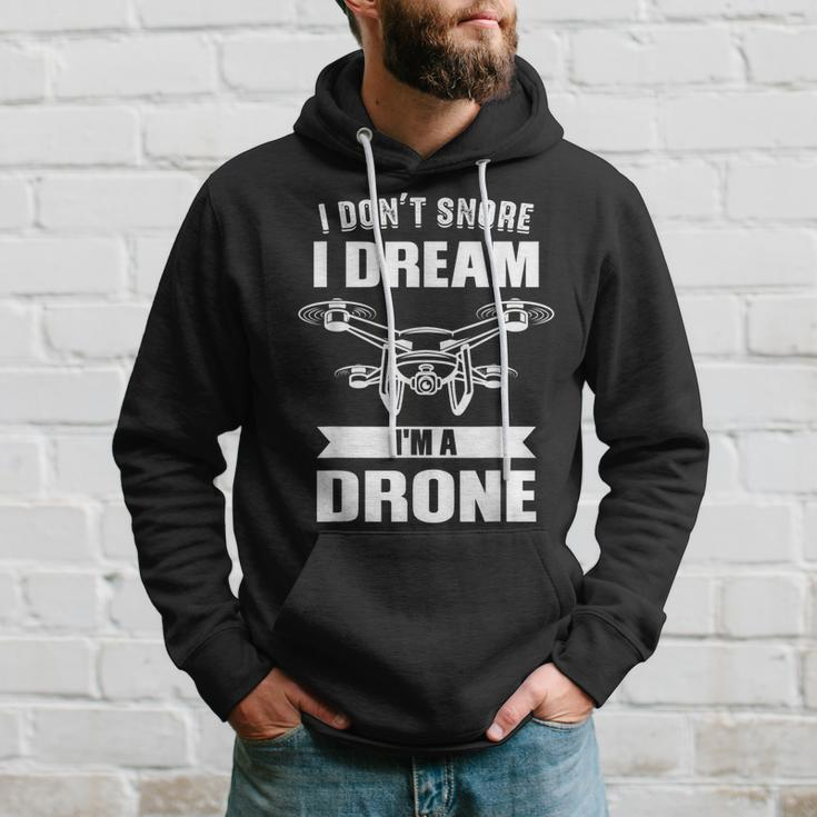 Nicht Schnarchen Ich Träume Ich Bin Ein Drone Drone Pilot Hoodie Geschenke für Ihn