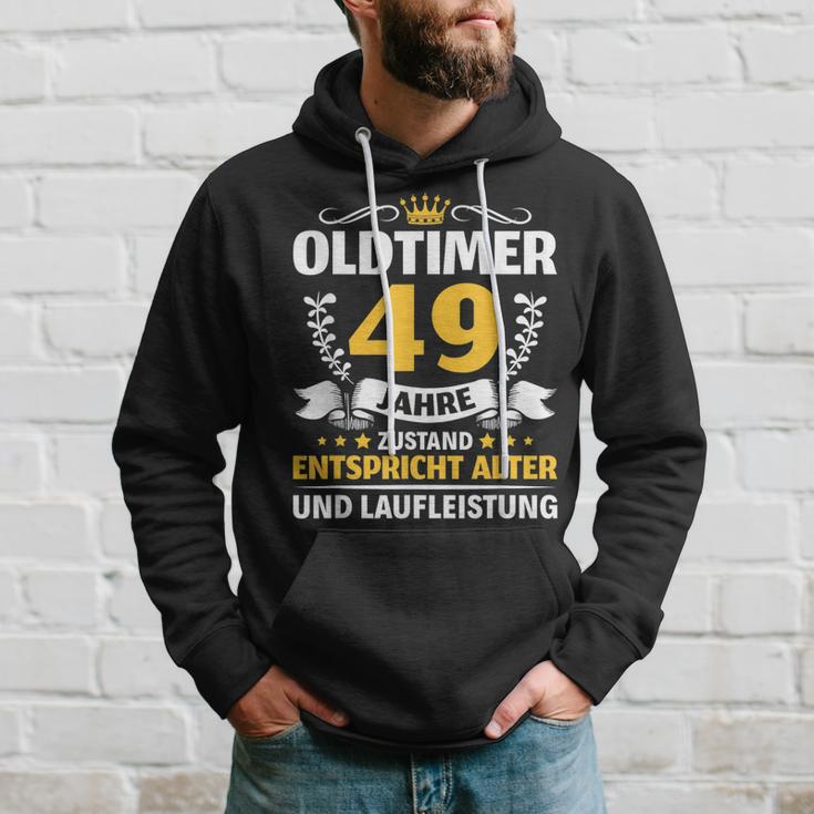 Oldtimer Mann Frau 49 Jahre 49 Geburtstag Hoodie Geschenke für Ihn