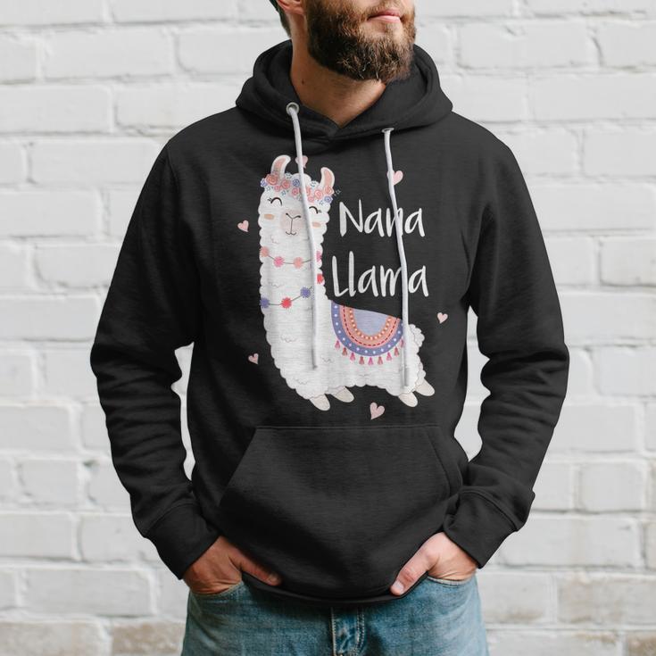 Oma Lama Nette Lamas Liebhaber Frauen Nana V2 Hoodie Geschenke für Ihn