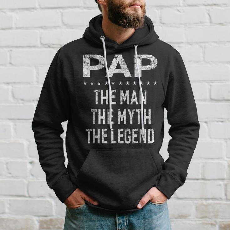 Pap The Man Der Mythos Die Legende Grandpa Men Hoodie Geschenke für Ihn