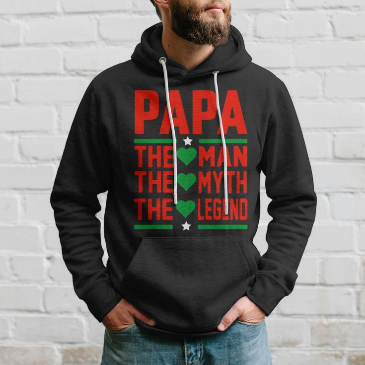 Papa The Man The Myth The Legend Fathers Day Hoodie Gifts for Him