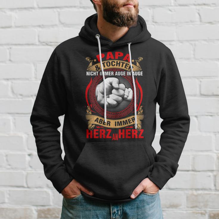 Papa Tochter Herz An Herz Lustiges Partnerlook Vatertag Hoodie Geschenke für Ihn