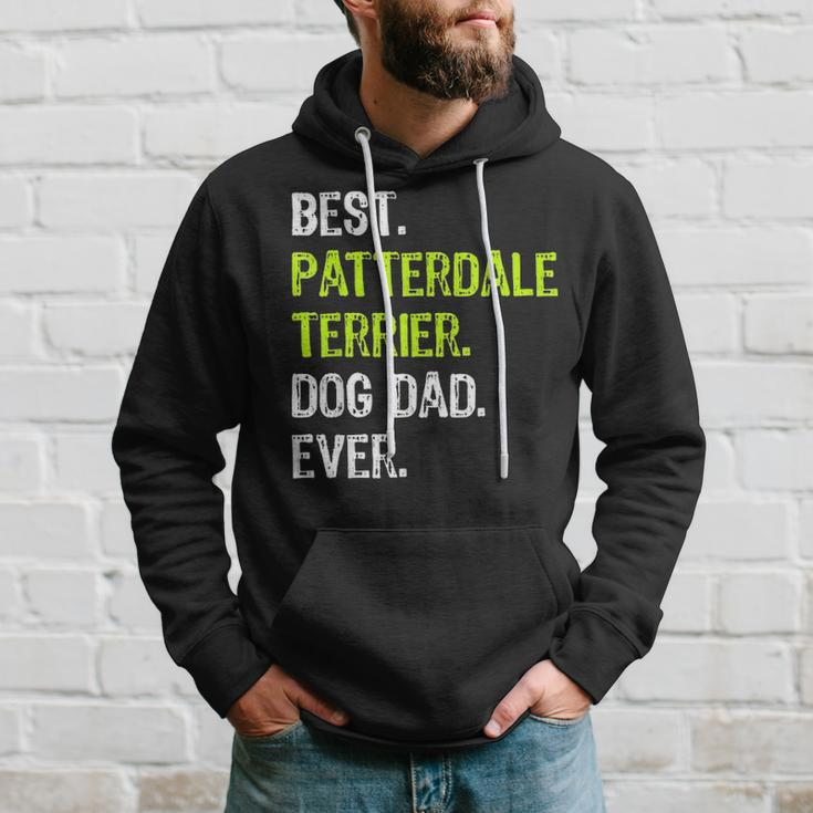 Patterdale Terrier Dog Dad Fathers Day Dog Lovers Gift Hoodie Gifts for Him