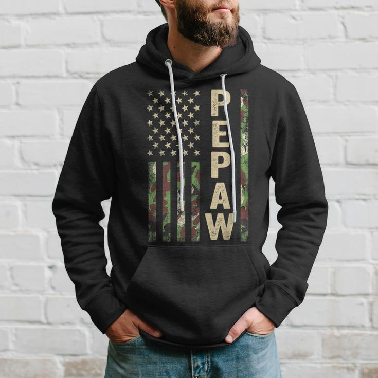 Pepaw American Military Camouflage Flag Gift Fathers Day Gift For Mens Hoodie Gifts for Him