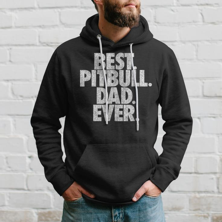 Pitbull Dad Best Pitbull Dad Ever Funny Dog Gift Gift For Mens Hoodie Gifts for Him