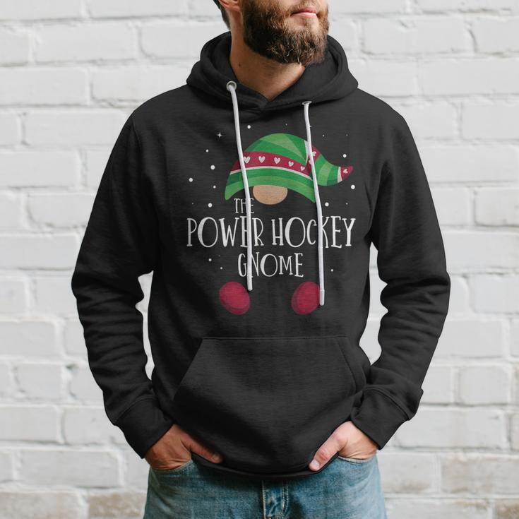 Power Hockey-Zwerg Weihnachts-Hoodie, Passender Familien-Pyjama Geschenke für Ihn