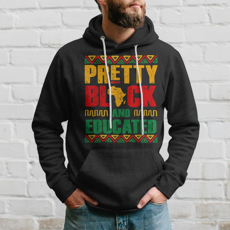 Pretty Black And Educated Women African Map Black History Hoodie Gifts for Him