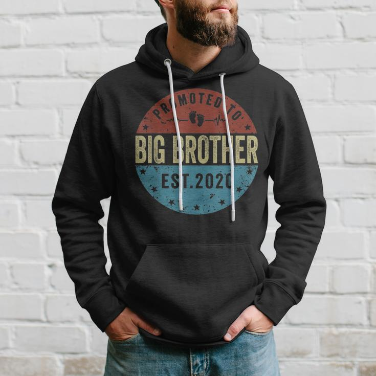 Promoted To Big Brother Est 2021 Fathers Day Gifts Hoodie Gifts for Him
