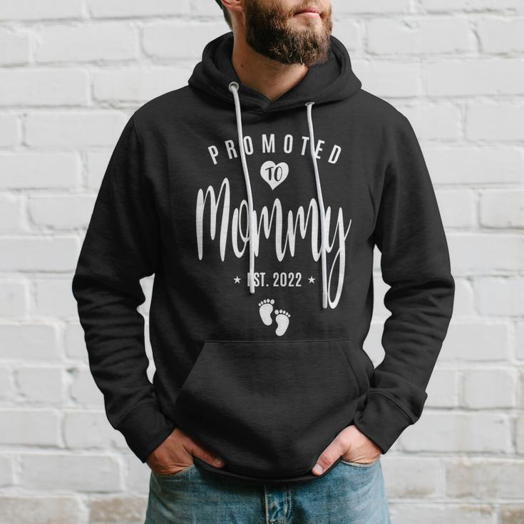 Promoted To Mommy 2022 First Time Mothers New Mom To Be Cool Gift Hoodie Gifts for Him