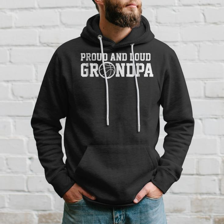 Proud & Loud Basketball Grandpa Sport Gift Hoodie Gifts for Him
