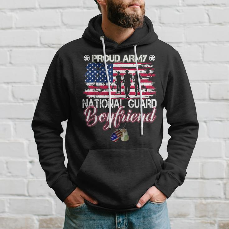 Proud Army National Guard Boyfriend Usa Heart Flag Hoodie Gifts for Him