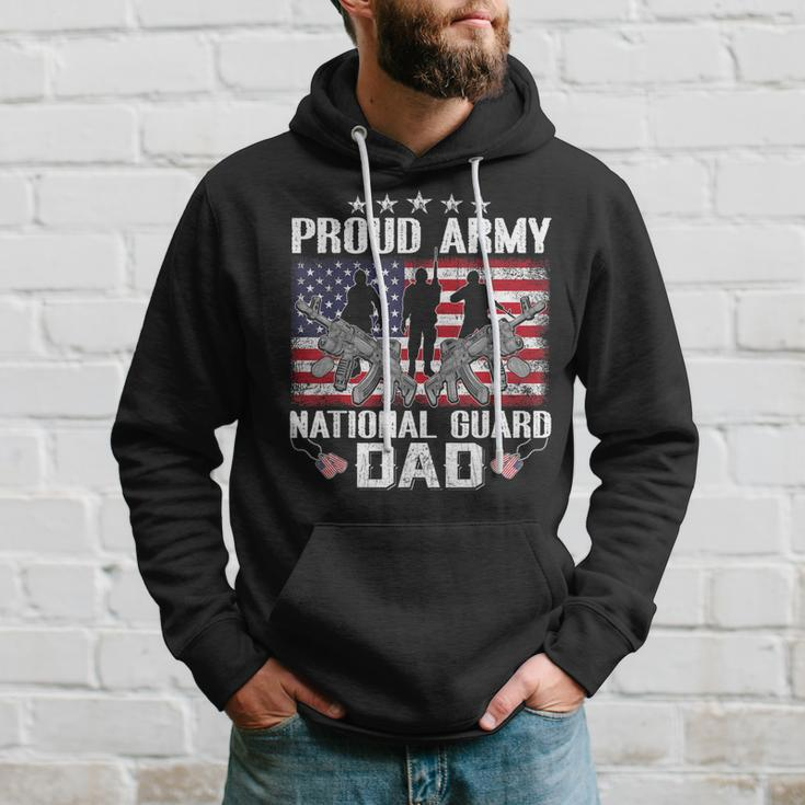 Proud Army National Guard Dad Usa Flag Military For 4Th July Hoodie Gifts for Him