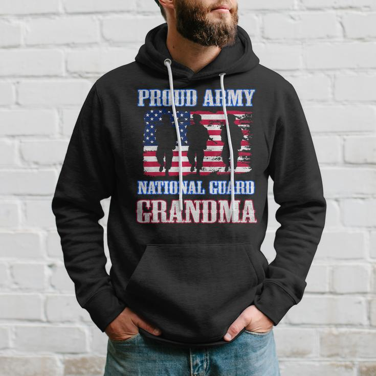 Proud Army National Guard Grandma Usa Veteran Military Hoodie Gifts for Him