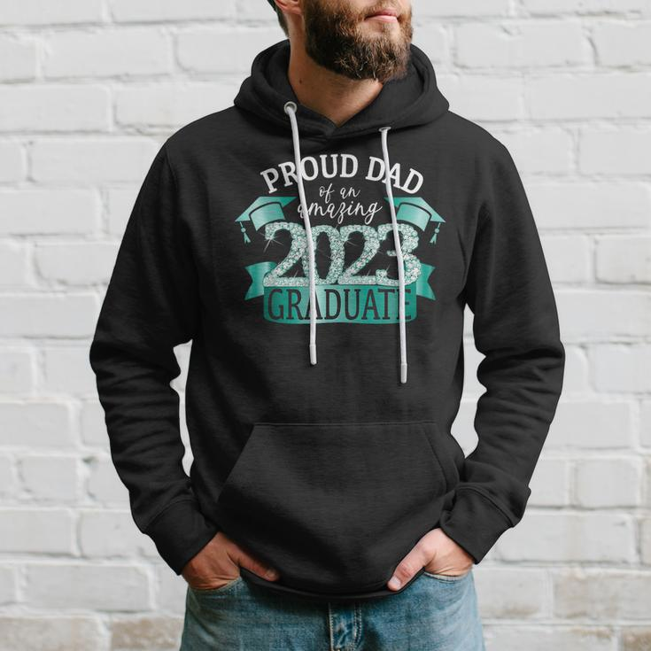 Proud Dad Of A 2023 Graduate Mint Green Party Outfit Decor Hoodie Gifts for Him