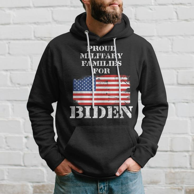 Proud Military Veterans Families For Biden Anti Trump Hoodie Gifts for Him
