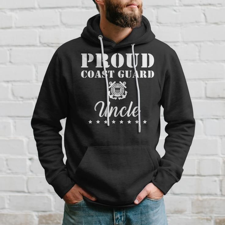 Proud Us Coast Guard Uncle Usa Military Family Gift Gift For Mens Hoodie Gifts for Him