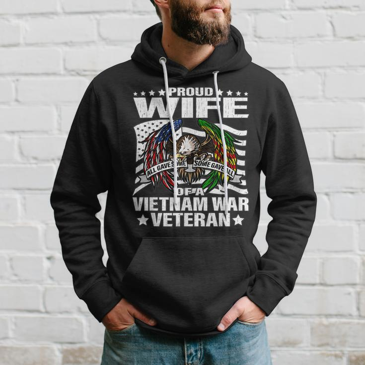 Proud Wife Of Vietnam Veteran All Gave Some Some Gave All Men Hoodie Graphic Print Hooded Sweatshirt Gifts for Him