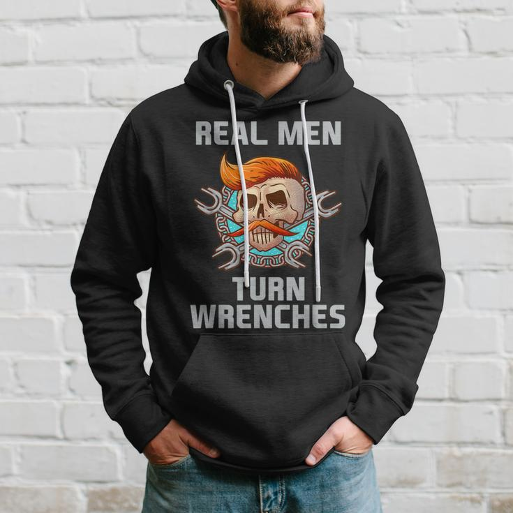 Real Men Turn Wrenches | Mechanic Hoodie Gifts for Him