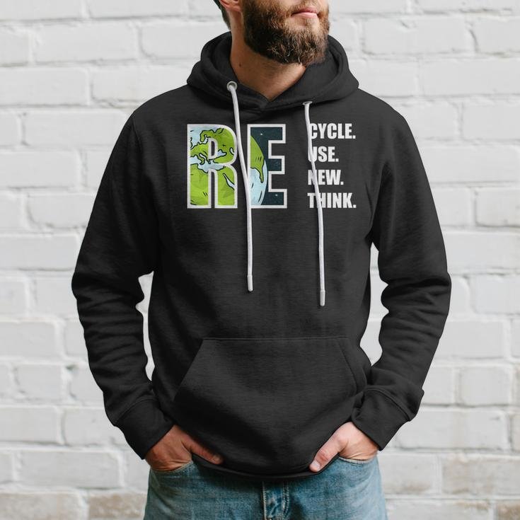 Recycle Reuse Renew Rethink Earthday 2023 Environment Hoodie Gifts for Him