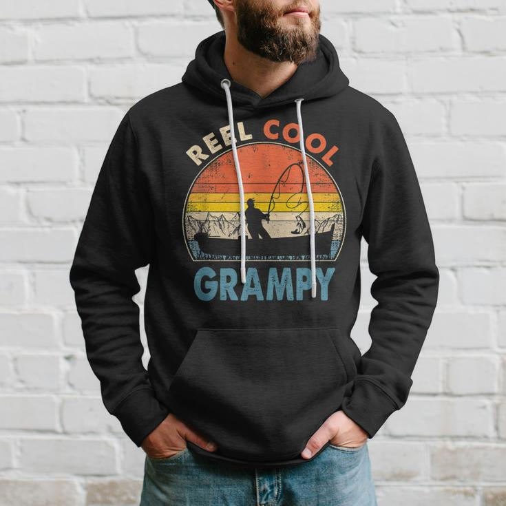 Reel Cool Grampy Fathers Day Gift For Fishing Dad Hoodie Gifts for Him