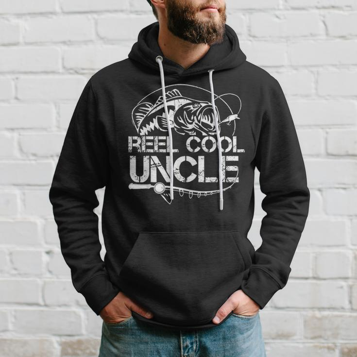 Reel Cool Uncle Fishing Daddy Fathers Day Dad Gifts For Men V2 Hoodie Gifts for Him
