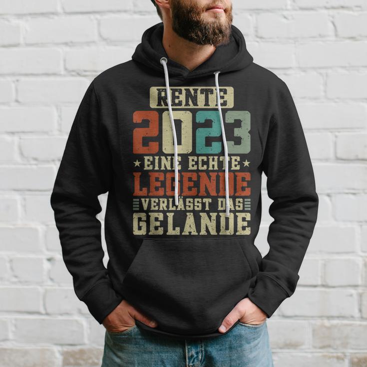 Rente 2023 Eine Echte Legende Verlässt Das Gelände Retro Hoodie Geschenke für Ihn