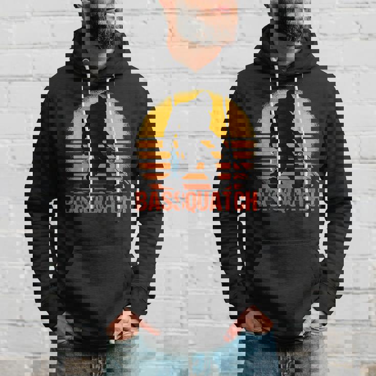 Retro Angeln Herren Hoodie, Lustiges Angelzubehör für Papa und Opa Geschenke für Ihn