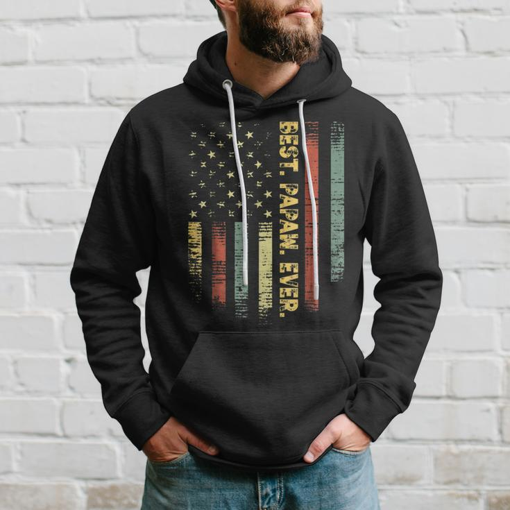 Retro Best Papaw Ever Vintage American FlagFor Dad Gift For Mens Hoodie Gifts for Him