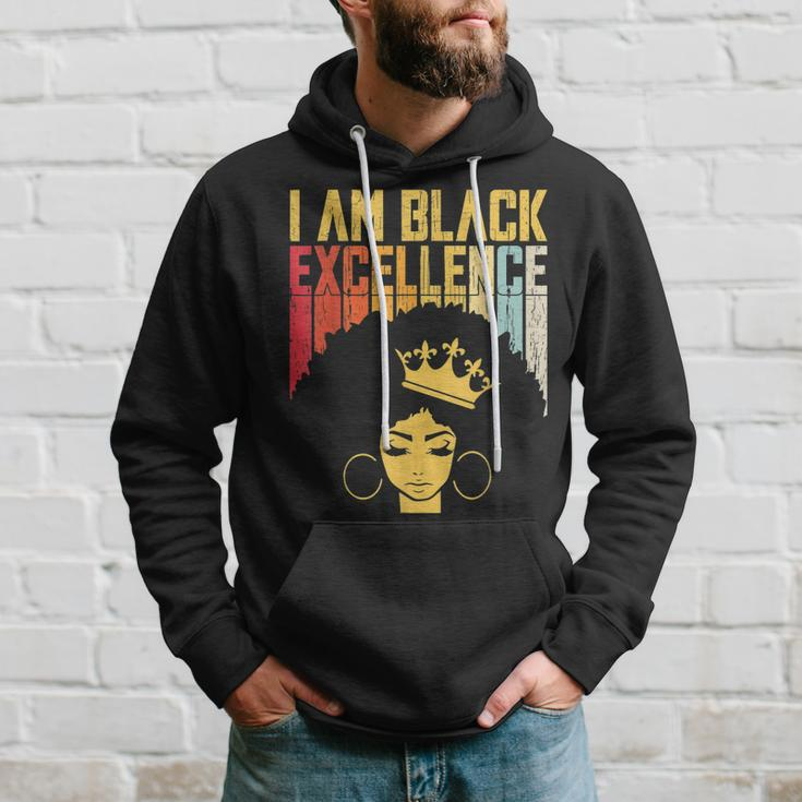 Retro Vintage Black Excellence African Pride History Month V2 Hoodie Gifts for Him