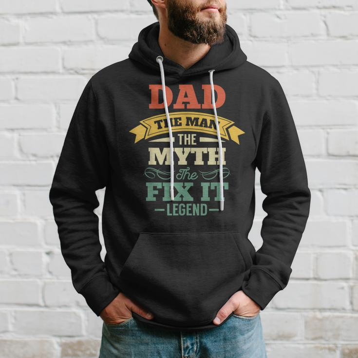 Retro Vintage Handyman Dad Gifts Mr Fix It Fathers Day Gift For Mens Hoodie Gifts for Him
