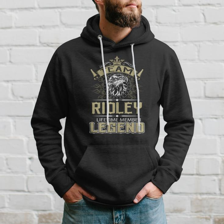Ridley Name - Ridley Eagle Lifetime Member Hoodie Gifts for Him