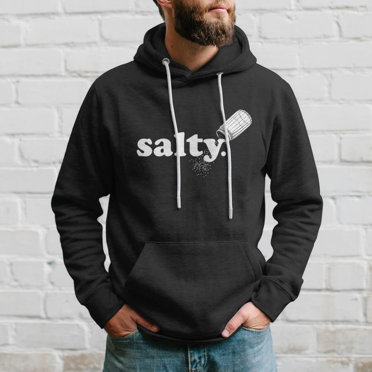 Salty Ironic Sarcastic Cool Funny Hoodie Gamer Chef Gamer Pullover Hoodie Gifts for Him