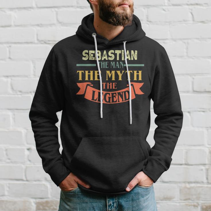 Sebastian Der Mann Mythos Legende Hoodie, Personalisiert Geschenke für Ihn