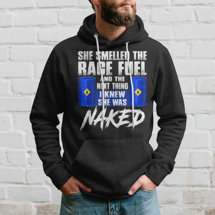She Smelled The Race Fuel I Knew She Was Naked Mechanic Hoodie Gifts for Him