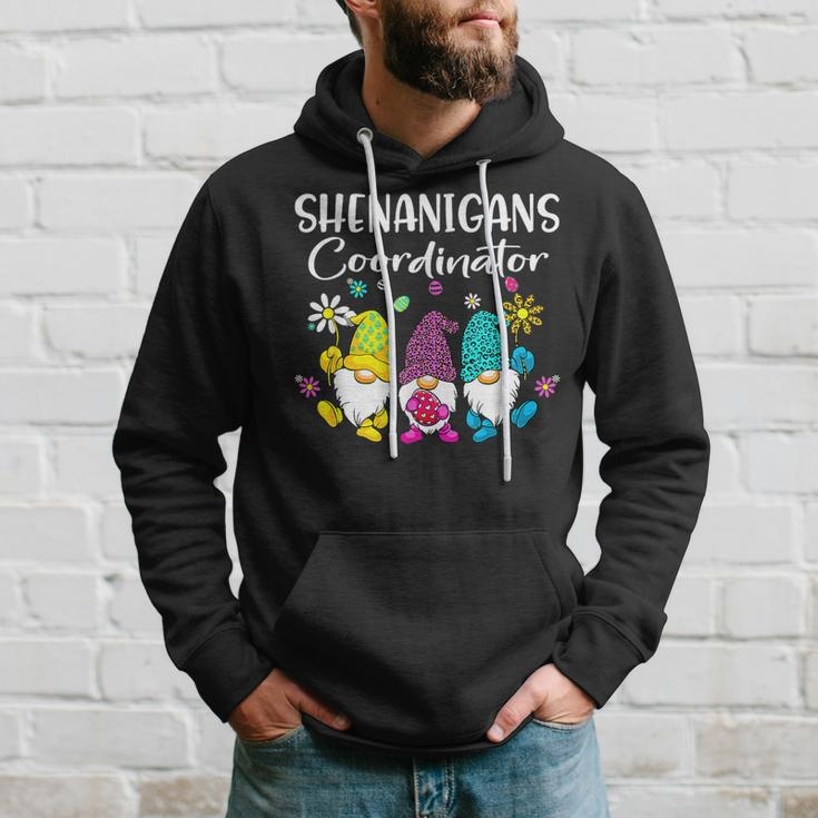 Shenanigans Coordinator Bunny Gnome Rabbit Easter Day Hoodie Gifts for Him