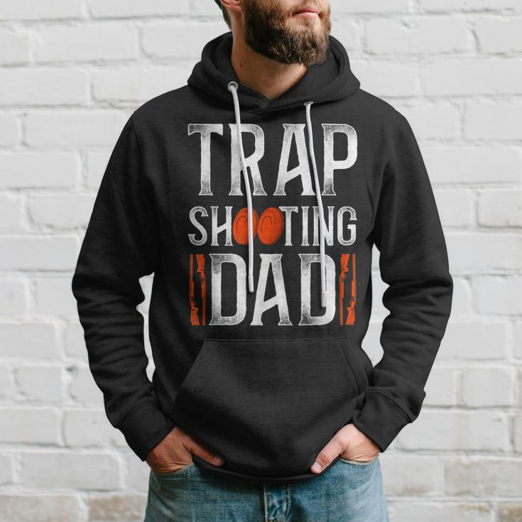 Shotgun Skeet Trap Clay Pigeon Shooting Dad Father Vintage Hoodie Gifts for Him