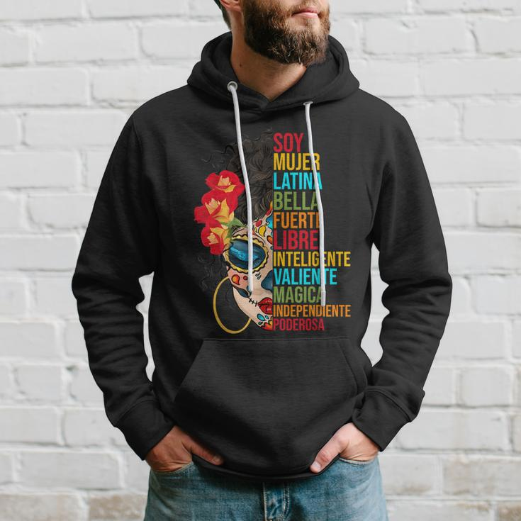 Soy Mujer Latina Fuerte Independiente Proud Mexican Women Hoodie Gifts for Him