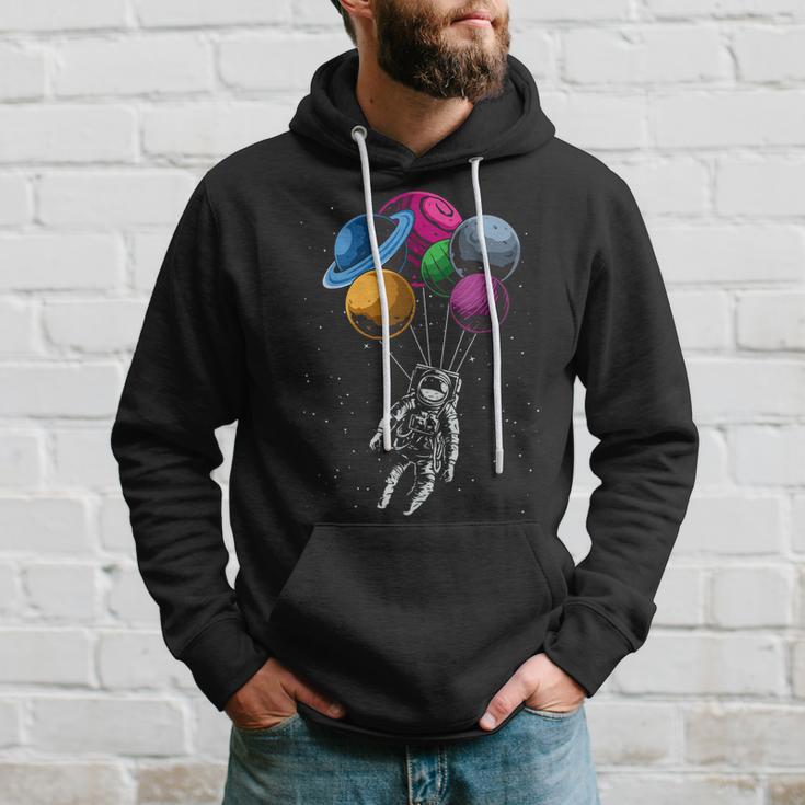 Space Solar System Planets Spaceman Astronaut Space Hoodie Gifts for Him