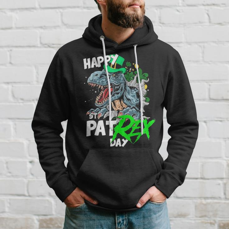 St Patricks DayRex Happy Pat Rex Day Dinosaur Gift V2 Hoodie Gifts for Him