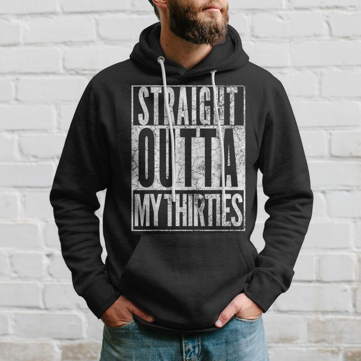 Straight Outta My Thirties 1983 40Th Birthday Gift 40 Years Hoodie Gifts for Him