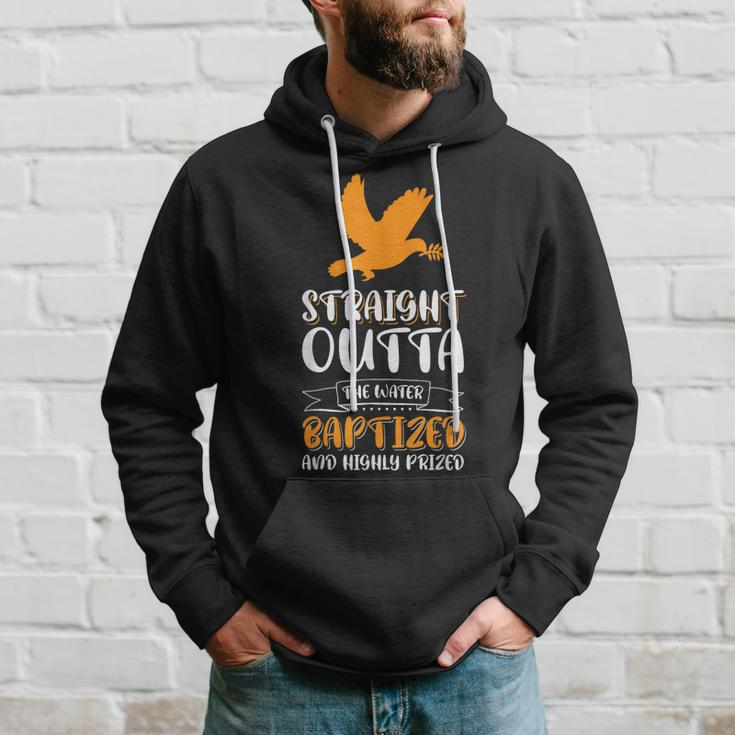 Straight Outta The Water Baptized And Higly Prized Hoodie Gifts for Him