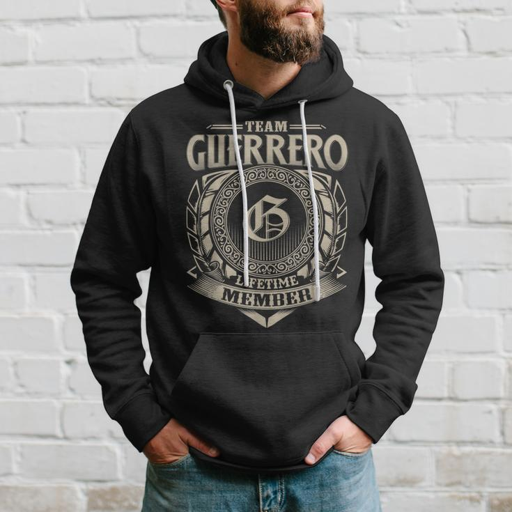 Team Guerrero Lifetime Member Vintage Guerrero Family Men Hoodie Graphic Print Hooded Sweatshirt Gifts for Him