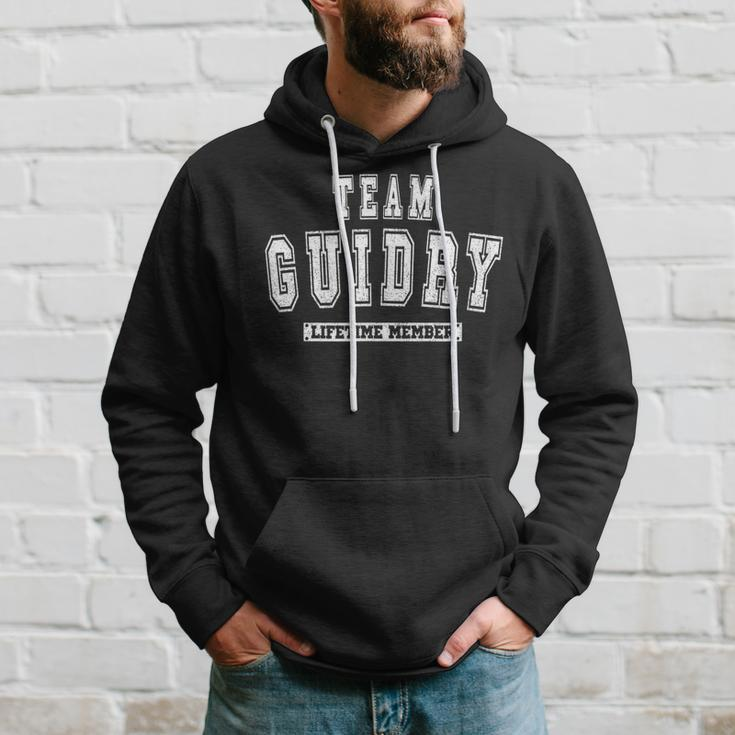Team Guidry Lifetime Member Family Last Name Hoodie Gifts for Him