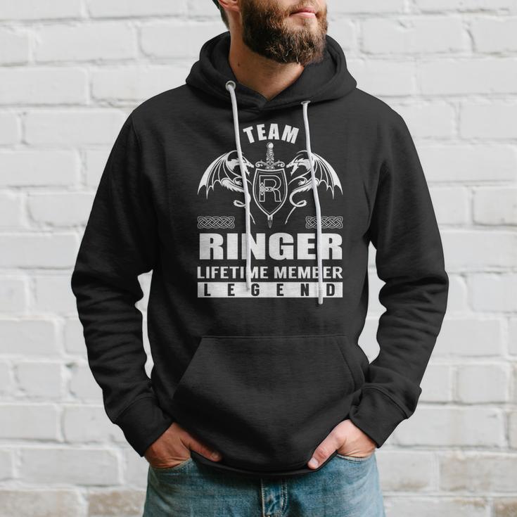 Team Ringer Logo Team Ringer Lifetime Member Legend Hoodie - Seseable