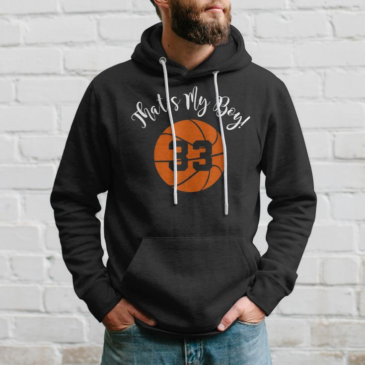 Thats My Boy 33 Basketball Player Mom Or Dad Gift Hoodie Gifts for Him