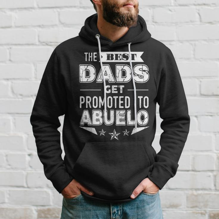 The Best Dads Get Promoted To Abuelo Spanish GrandpaGift For Mens Hoodie Gifts for Him