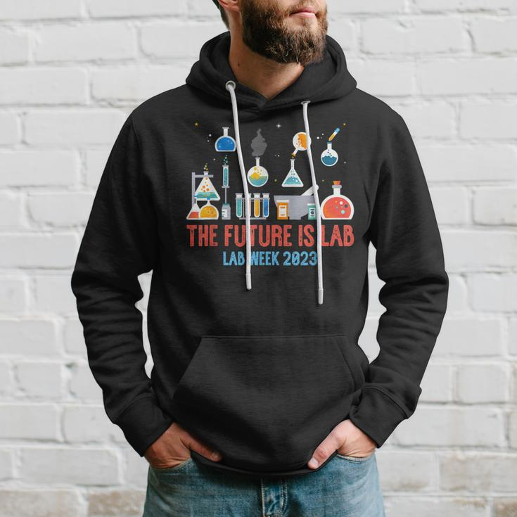The Future Is Lab Medical Laboratory Professionals Week 2023 Hoodie Gifts for Him